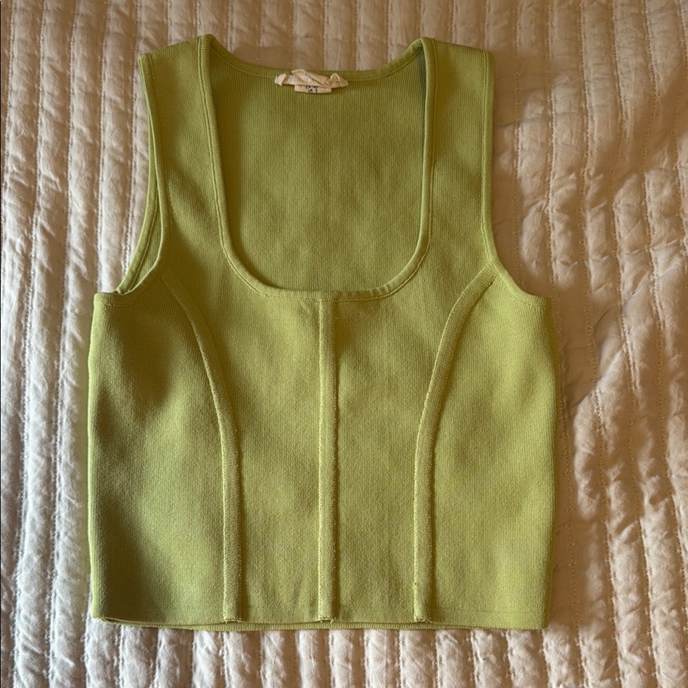 Lime Green Sleeveless Top